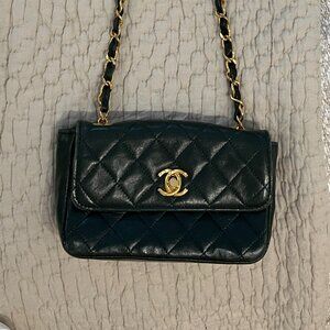 Mini Green Chanel Purse